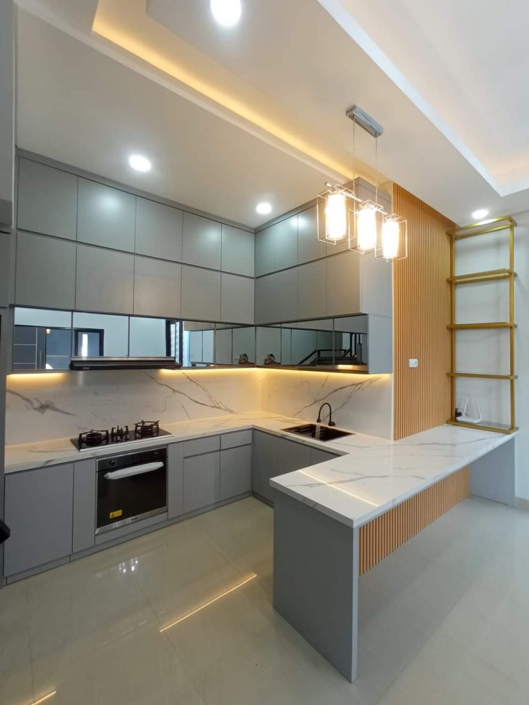 Inspirasi Kitchen Set Minimalis untuk Rumah di Cibinong